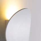 Applique murale moderne minimaliste en métal noir et blanc