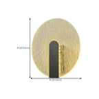 Applique murale décorative moderne en verre doré et noir