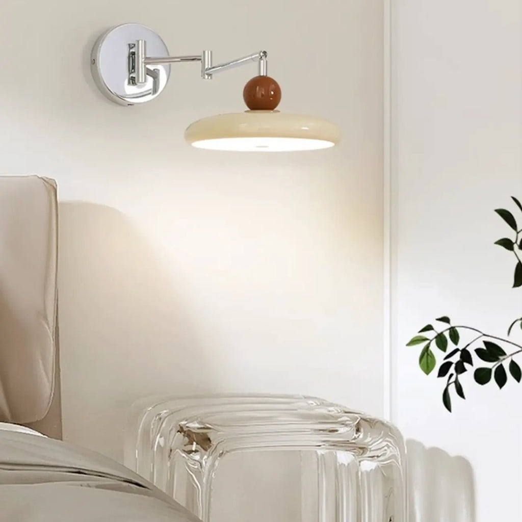 Applique murale LED à bras articulé et à intensité variable pour la décoration de chambre