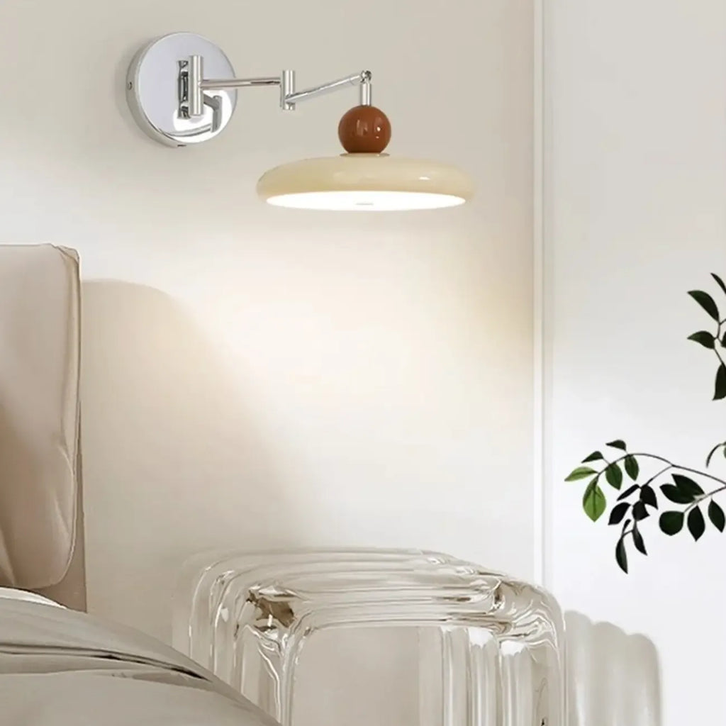 Applique murale LED à bras articulé et à intensité variable pour la décoration de chambre