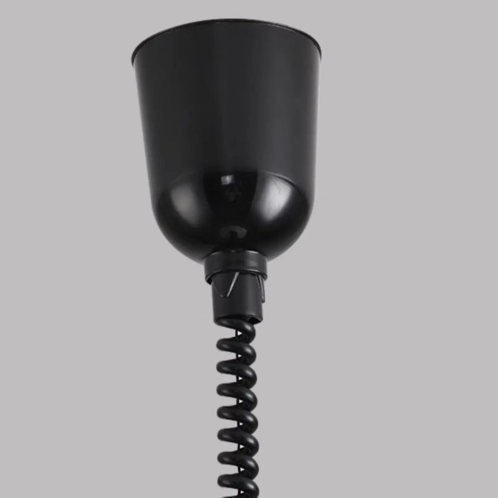 Lampadario a sospensione Art Déco a forma di petali in tessuto