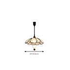 Lampadario a sospensione Art Déco a forma di petali in tessuto