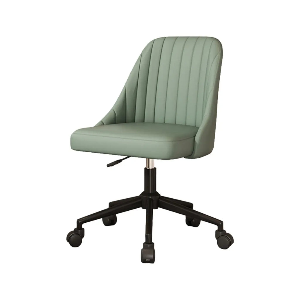 Chaise de bureau pivotante réglable beige moderne