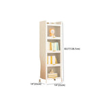 Libreria moderna a 4 ripiani in metallo bianco con ante in vetro