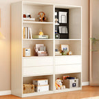 Libreria/Mobiletto a Cubi a 5 Ripiani in Legno Bianco, 47L