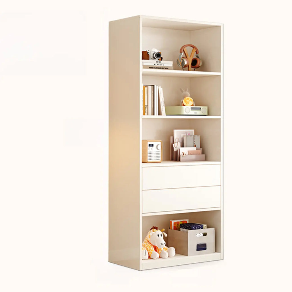 Libreria/Mobiletto a Cubi a 5 Ripiani in Legno Bianco, 47L