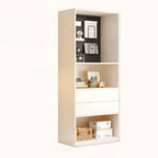 Libreria/Mobiletto a Cubi a 5 Ripiani in Legno Bianco, 47L