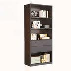 Libreria/Mobiletto a Cubi a 5 Ripiani in Legno Bianco, 47L