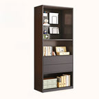 Libreria/Mobiletto a Cubi a 5 Ripiani in Legno Bianco, 47L