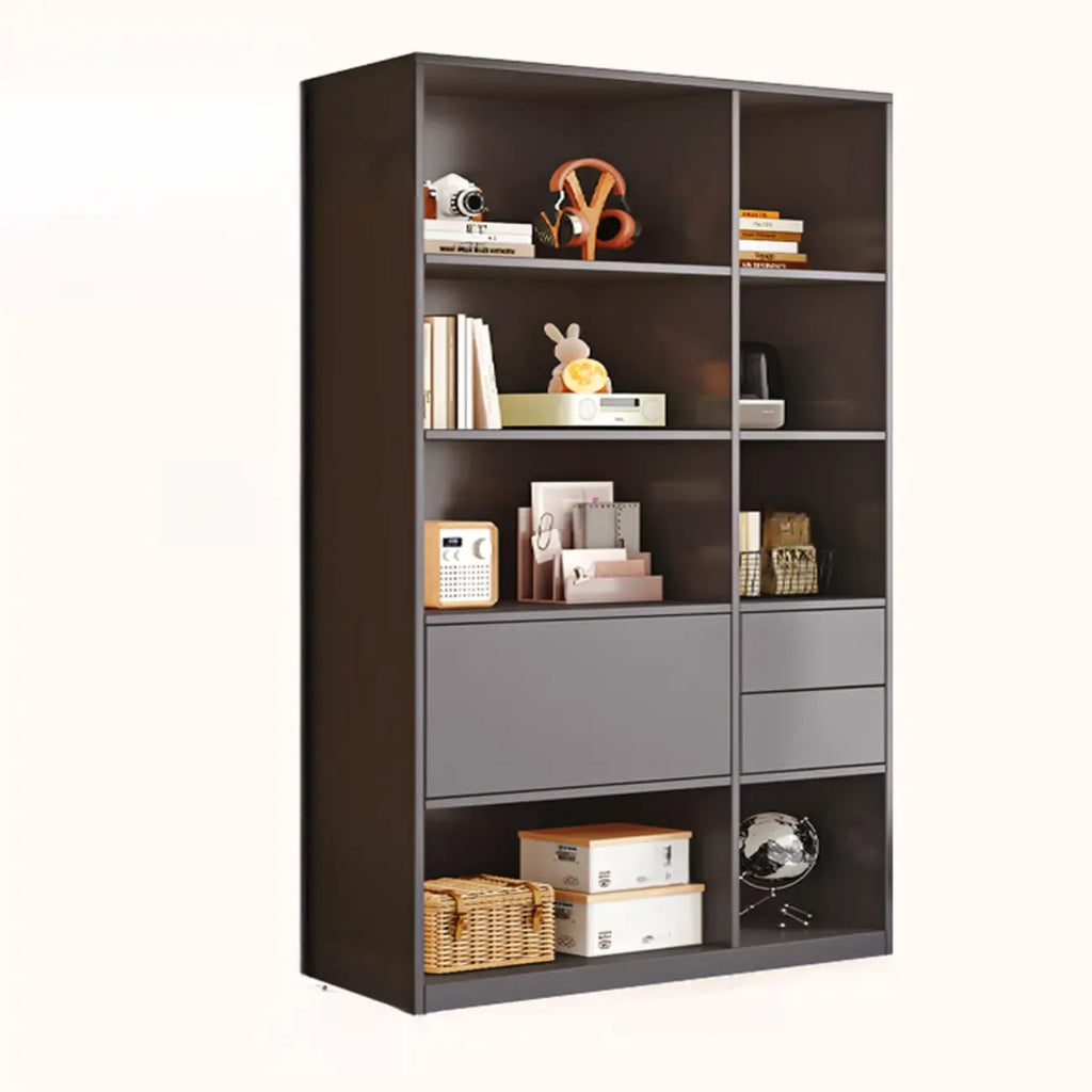Libreria/Mobiletto a Cubi a 5 Ripiani in Legno Bianco, 47L