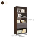 Libreria/Mobiletto a Cubi a 5 Ripiani in Legno Bianco, 47L