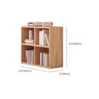 Étagère horizontale en bois naturel à 6 cubes