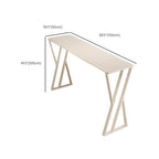 Tables de bar modernes à double piétement en métal et ardoise