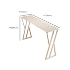 Tables de bar modernes à double piétement en métal et ardoise