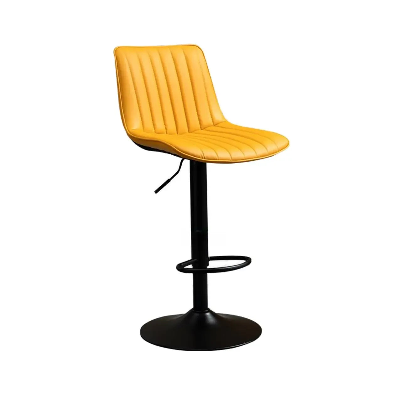 Tabourets de bar pivotants modernes en cuir, réglables en hauteur