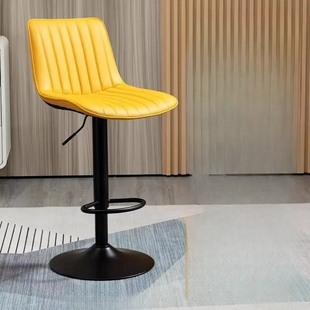 Tabourets de bar pivotants modernes en cuir, réglables en hauteur