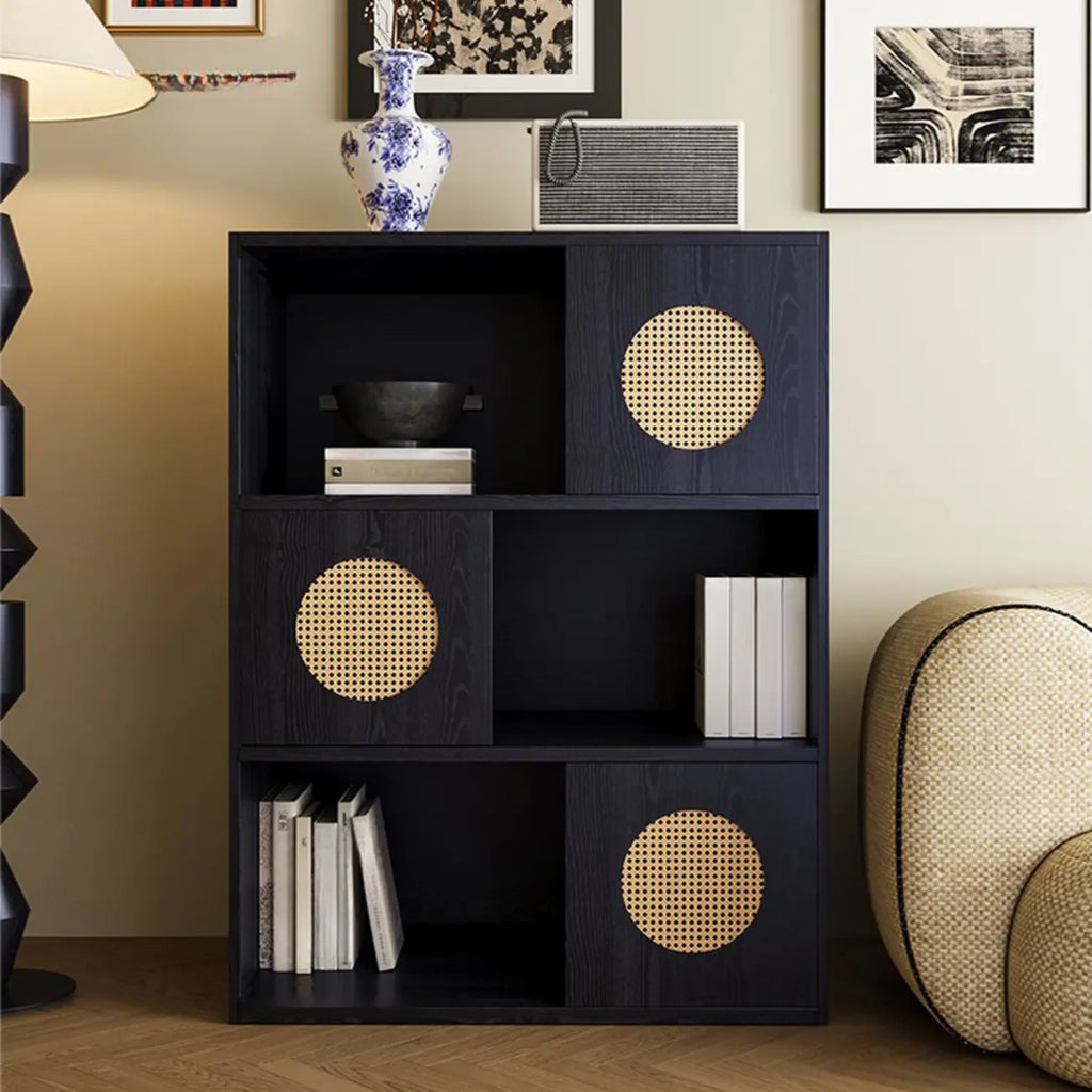 Libreria modulare a cubo in legno orientale 63L x 14W