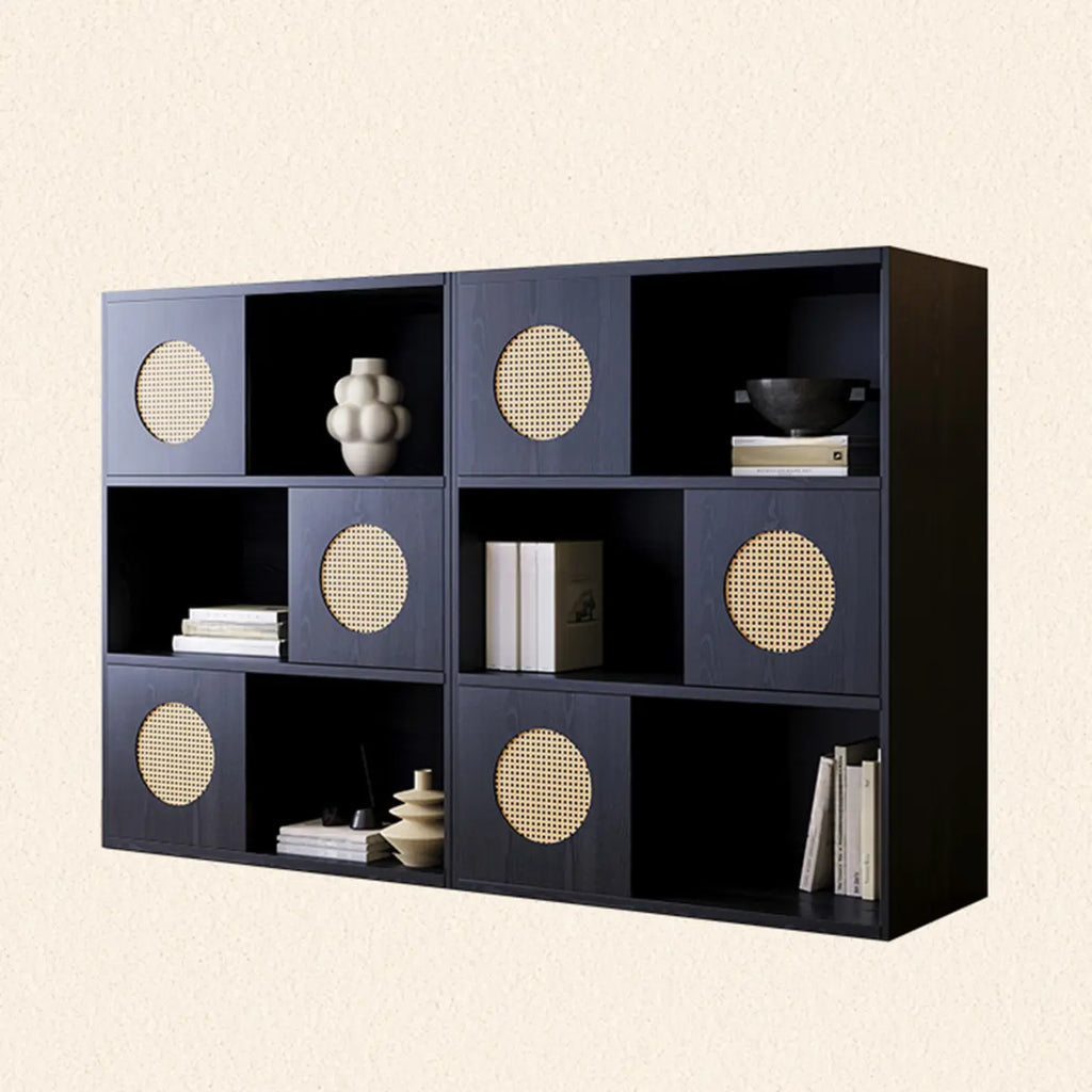 Libreria modulare a cubo in legno orientale 63L x 14W