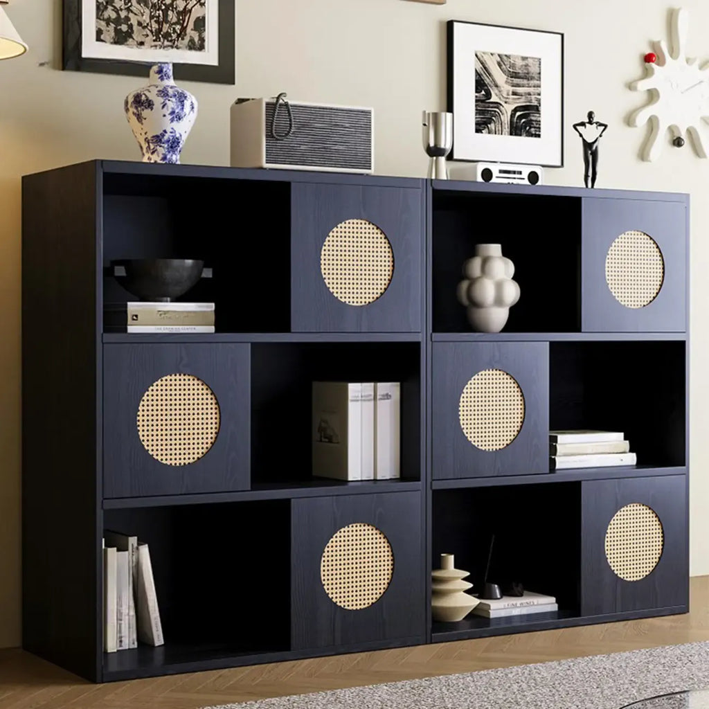 Libreria modulare a cubo in legno orientale 63L x 14W