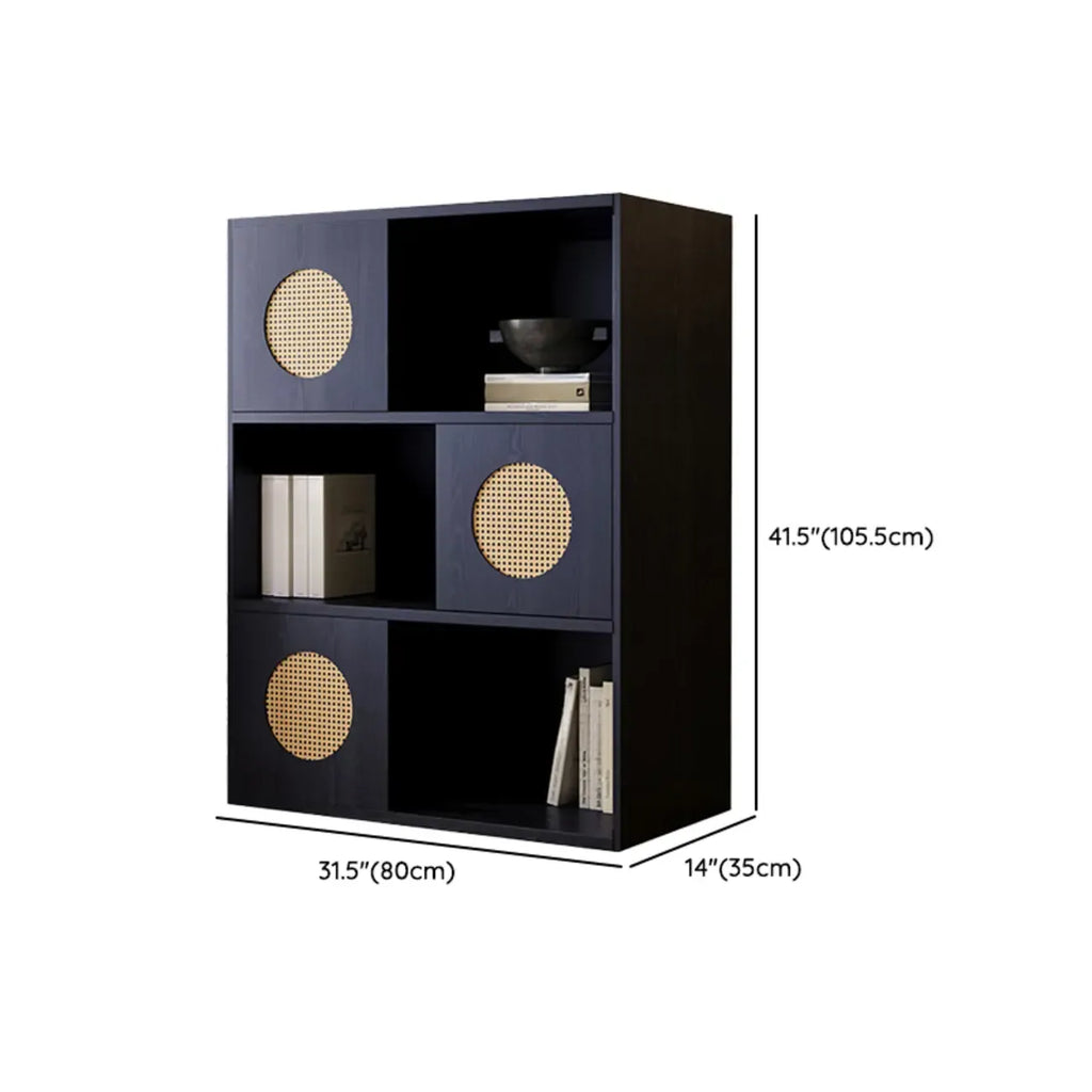 Libreria modulare a cubo in legno orientale 63L x 14W