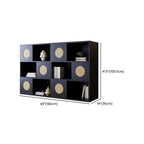 Libreria modulare a cubo in legno orientale 63L x 14W