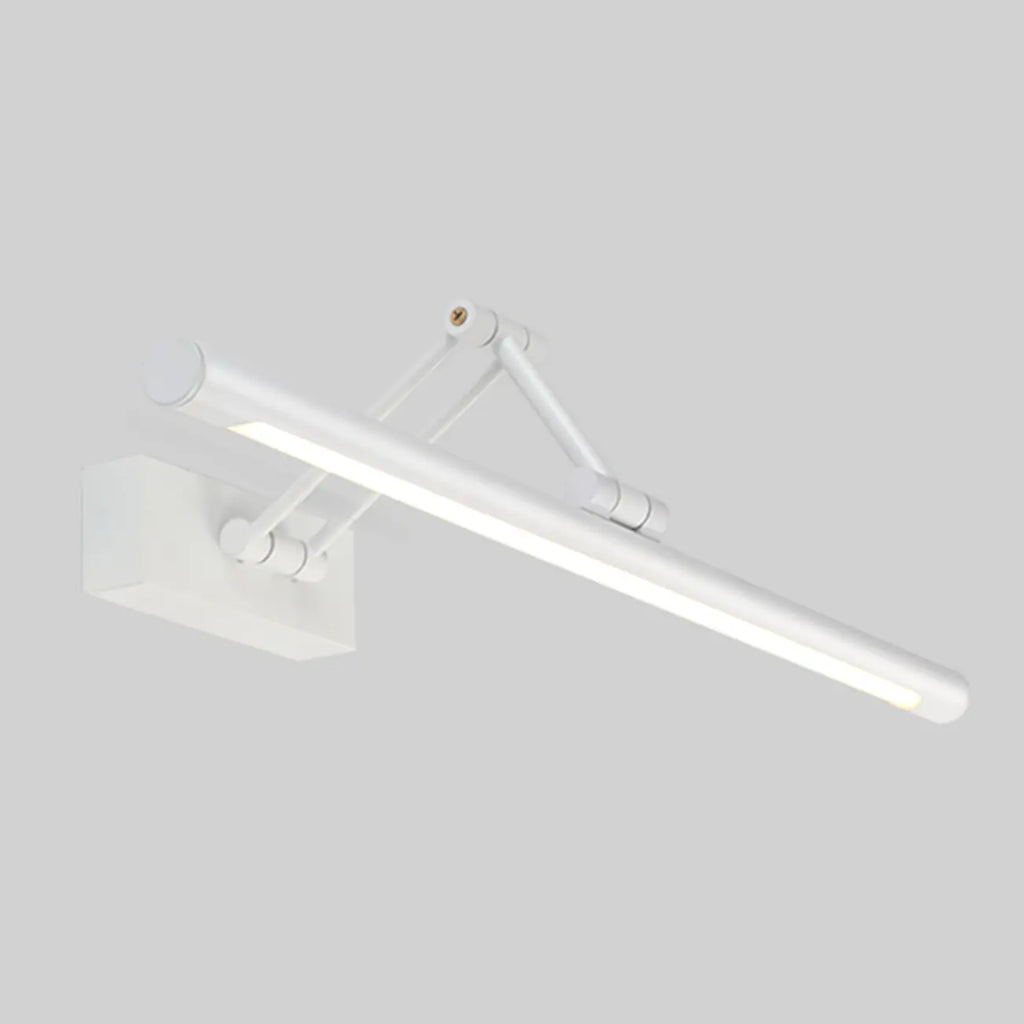 Lampade da Parete per Specchio a LED a Cilindro Orientabile in Metallo Nero