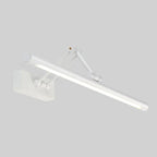 Lampade da Parete per Specchio a LED a Cilindro Orientabile in Metallo Nero
