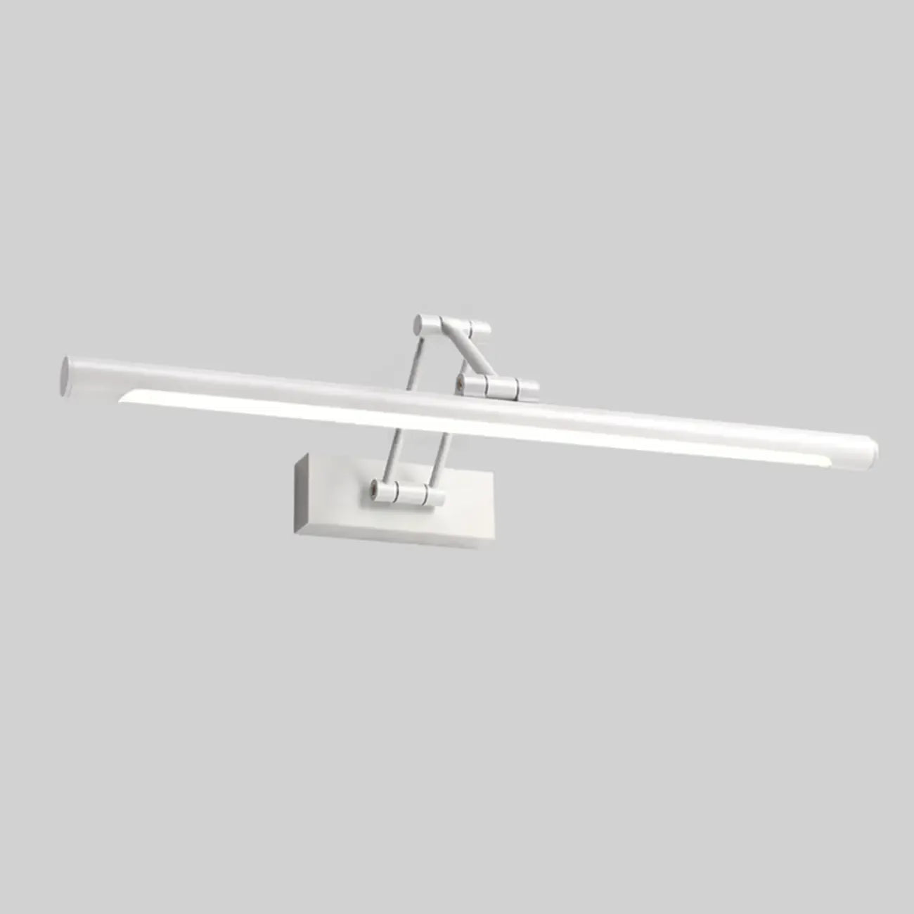 Lampade da Parete per Specchio a LED a Cilindro Orientabile in Metallo Nero