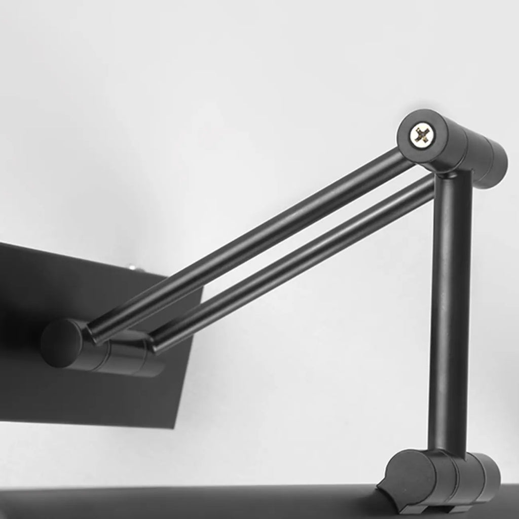 Lampade da Parete per Specchio a LED a Cilindro Orientabile in Metallo Nero