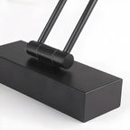 Lampade da Parete per Specchio a LED a Cilindro Orientabile in Metallo Nero