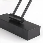 Lampade da Parete per Specchio a LED a Cilindro Orientabile in Metallo Nero