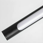 Lampade da Parete per Specchio a LED a Cilindro Orientabile in Metallo Nero