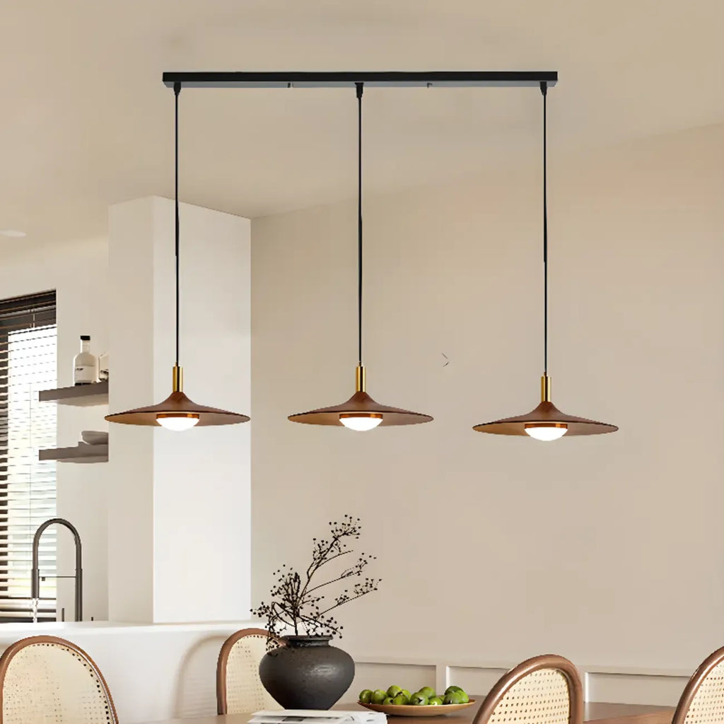 Applique murale géométrique moderne à 3 lumières pour îlot de cuisine