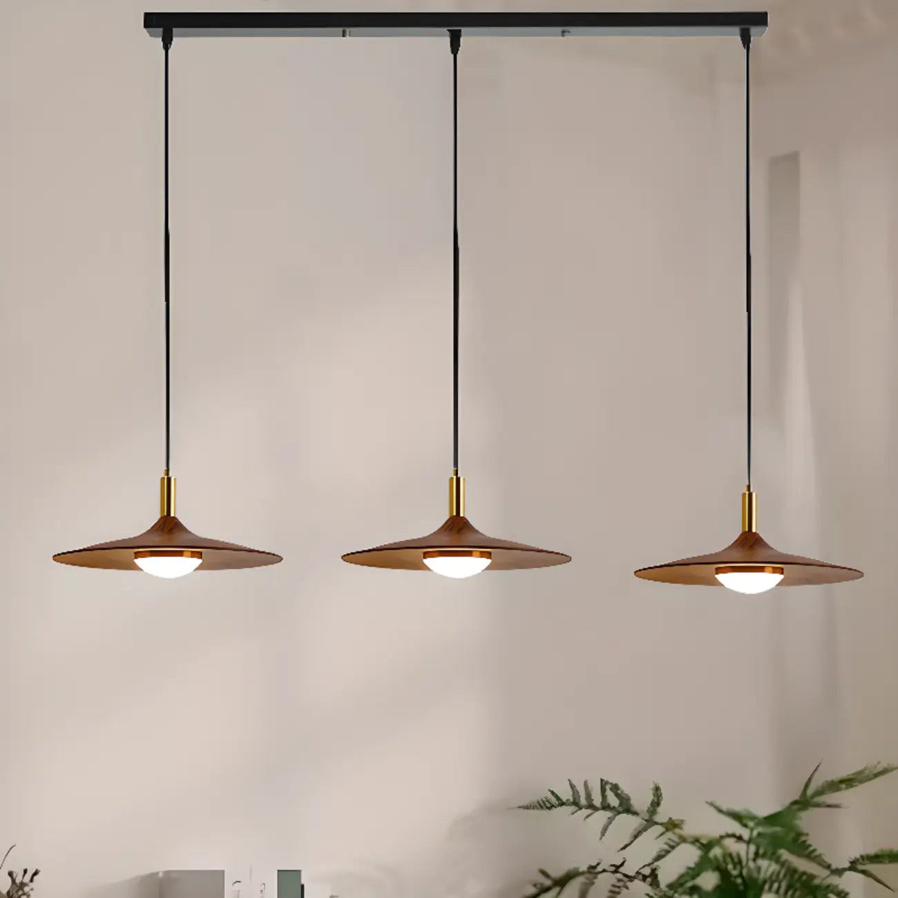 Applique murale géométrique moderne à 3 lumières pour îlot de cuisine