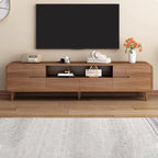 Meuble TV en bois de style moderne du milieu du siècle avec rangement