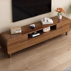 Meuble TV en bois de style moderne du milieu du siècle avec rangement