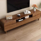 Meuble TV en bois de style moderne du milieu du siècle avec rangement