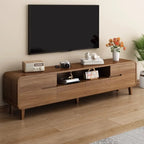 Meuble TV en bois de style moderne du milieu du siècle avec rangement