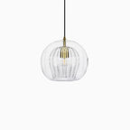 Suspension de cuisine moderne en verre globe réglable en hauteur
