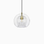 Suspension de cuisine moderne en verre globe réglable en hauteur