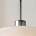 Suspension de cuisine moderne en verre globe réglable en hauteur