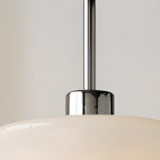 Suspension de cuisine moderne en verre globe réglable en hauteur