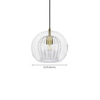 Suspension de cuisine moderne en verre globe réglable en hauteur
