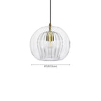 Suspension de cuisine moderne en verre globe réglable en hauteur