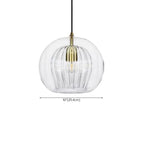 Suspension de cuisine moderne en verre globe réglable en hauteur