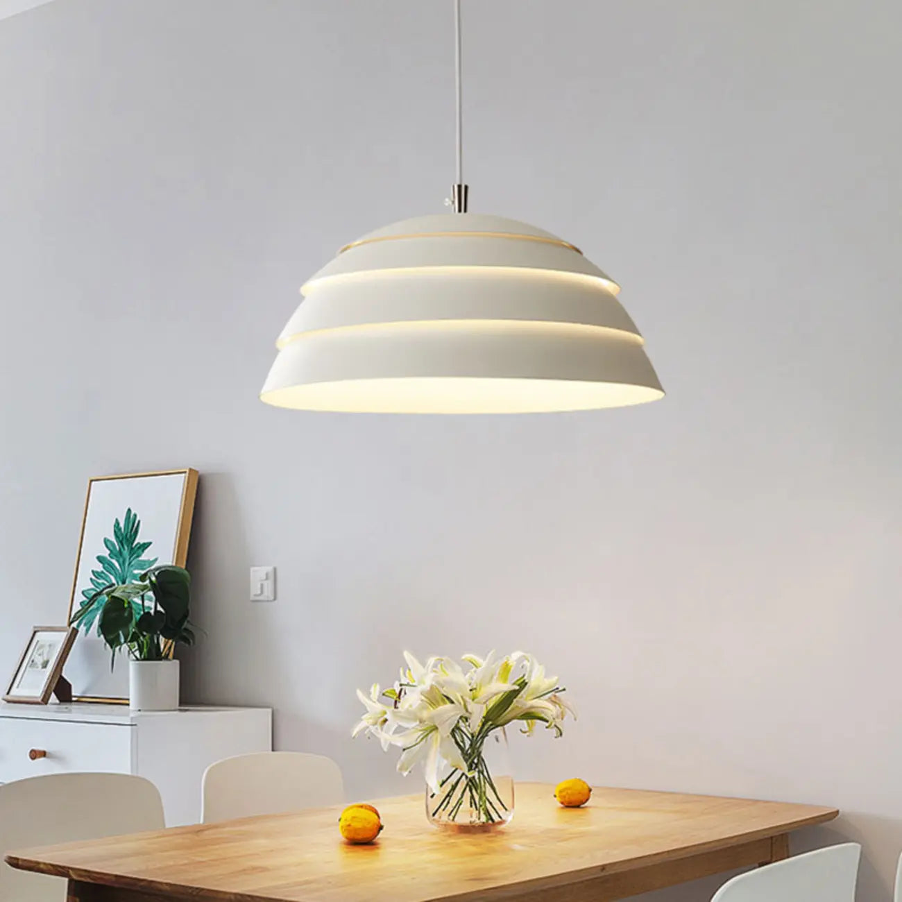 Suspension de cuisine en fer blanc à plusieurs couches