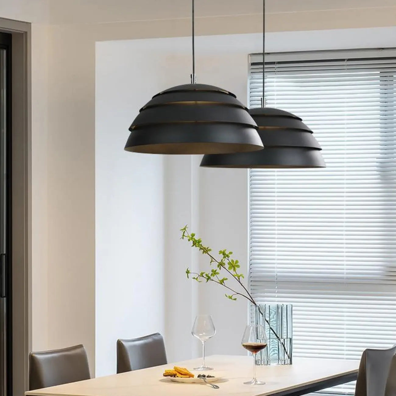 Suspension de cuisine en fer blanc à plusieurs couches