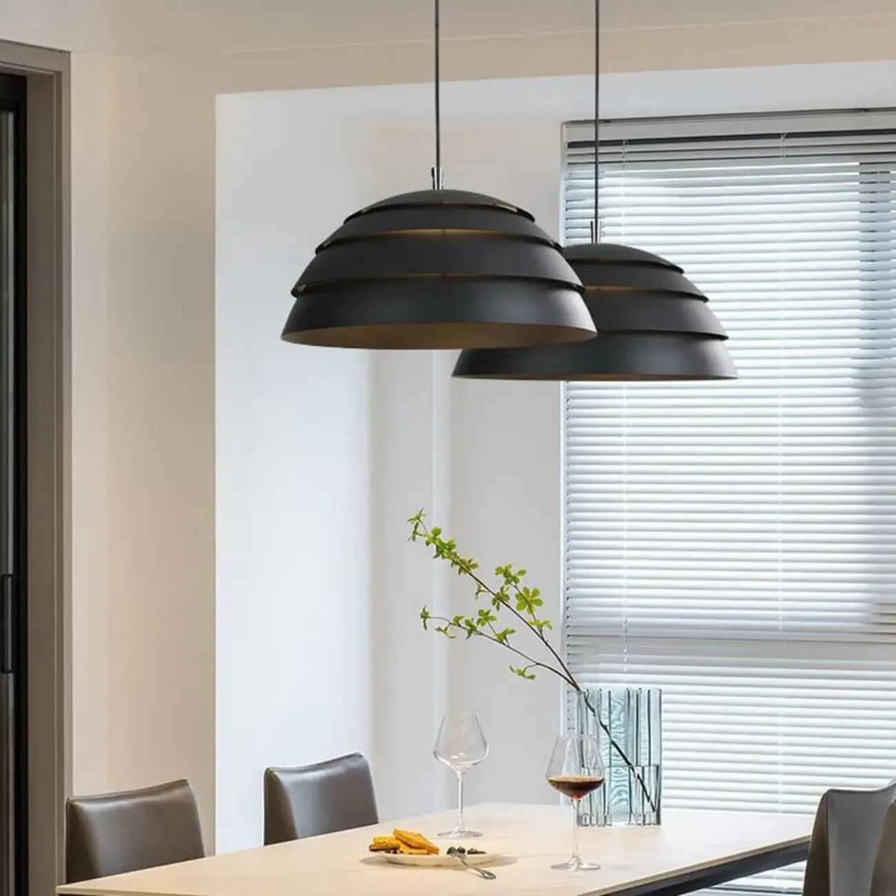 Suspension de cuisine en fer blanc à plusieurs couches