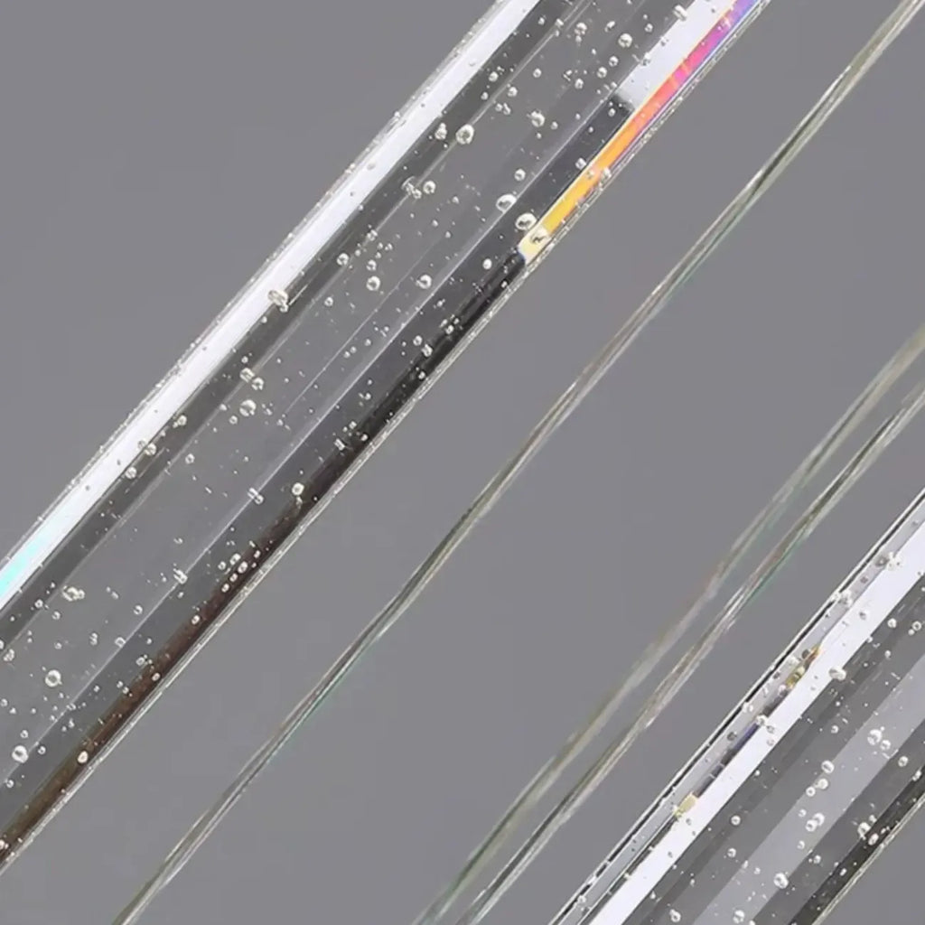 Lustre suspendu moderne en cristal doré à spirale et LED