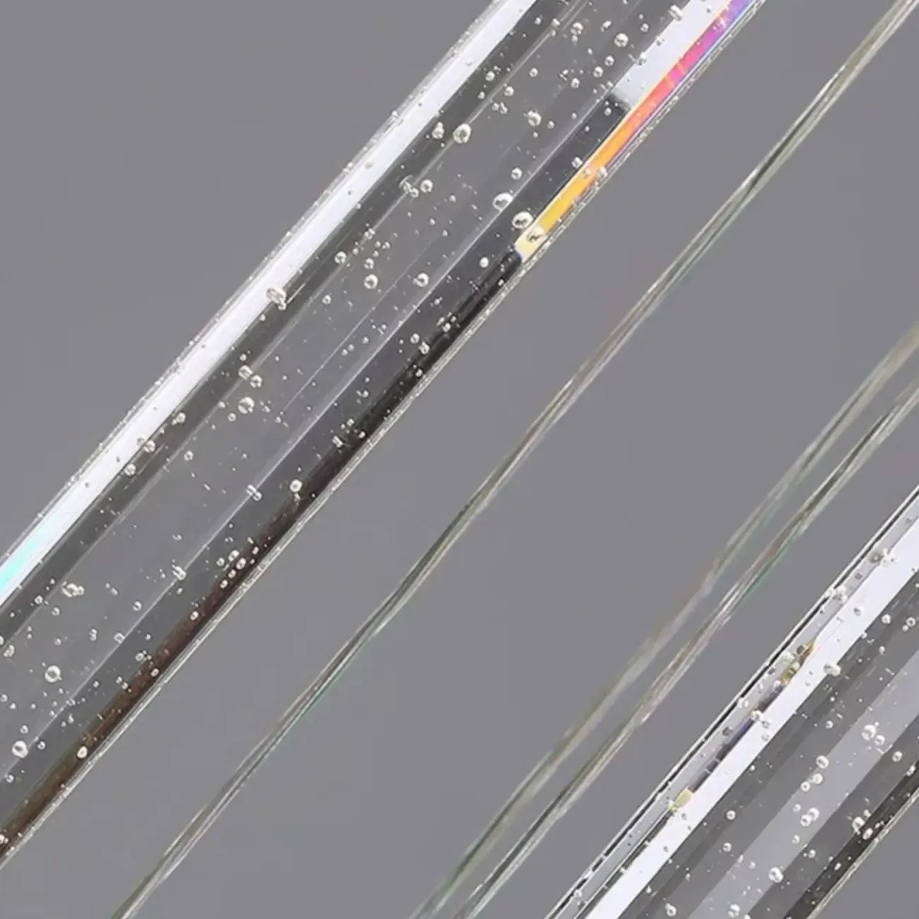 Lustre suspendu moderne en cristal doré à spirale et LED
